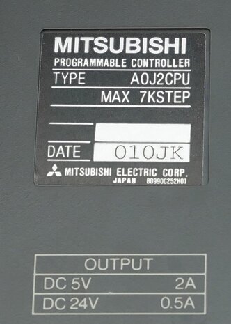 Mitsubishi A0J2CPU CPU module MAX 7KSTEP