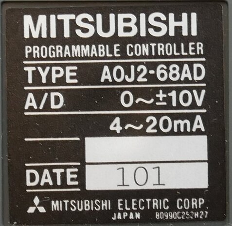 Mitsubishi A0J2-68AD analog input module A0J268AD