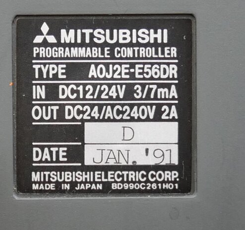 Mitsubishi AOJ2E-E56DR I/O UNIT expansion rack AOJ2EE56DR