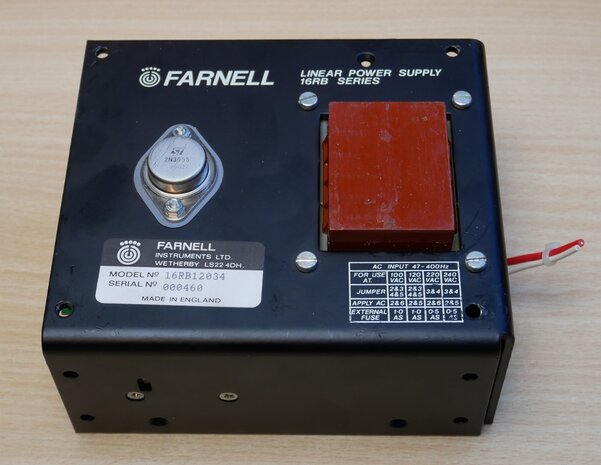 Farnell 16RB12034 Linear Power Supply AC