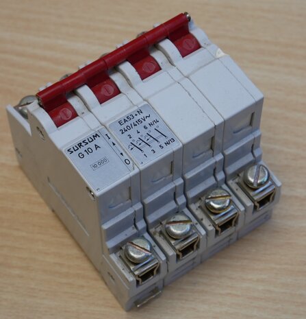 Sursum G10A circuit breaker EA53 + N, 240 / 415V~ 3P+N