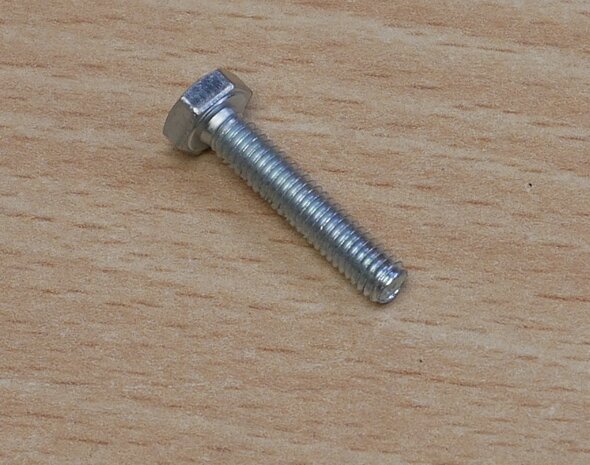 Zeskant bout M4 x 20 mm verzinkt