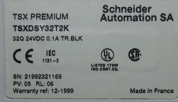 Schneider Electric TSXDSY32T2K T plc digital input and output module