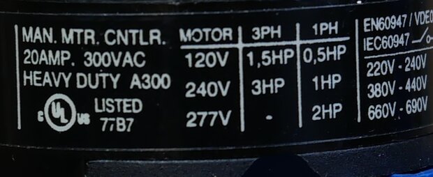 Kraus and Naimer CA10 NLAS08 switch element 6P 20A (incomplete)