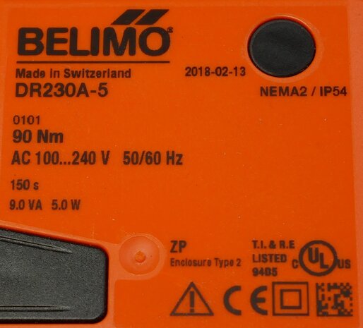 Belimo DR230A-5 Rotary drive 90 Nm