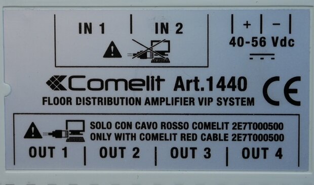 Comelit 1440 Stamleiding verdeler vip