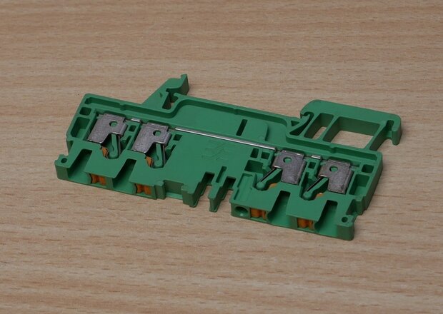 Weidmüller A4C 2.5 clamp terminal green