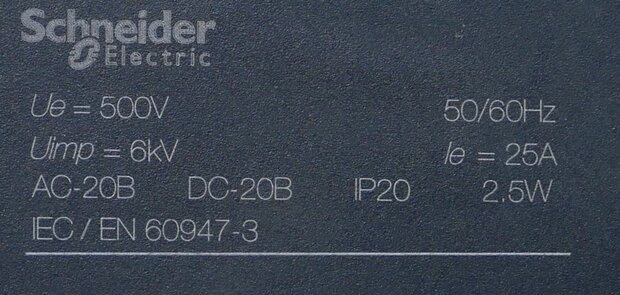 Schneider Electric DF81 fuse holder 1P 25a