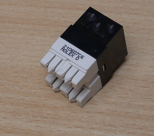 Molex KSJ-00033-04 Keystone CAT6 Zwart RJ-45 (gebruikt)