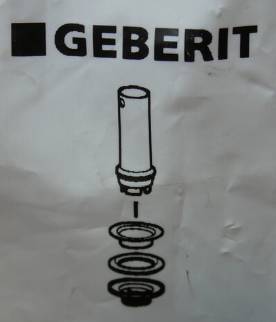 Geberit 240.648.00.1 afvoerplug met inzet overloopbuis 1 1/4''