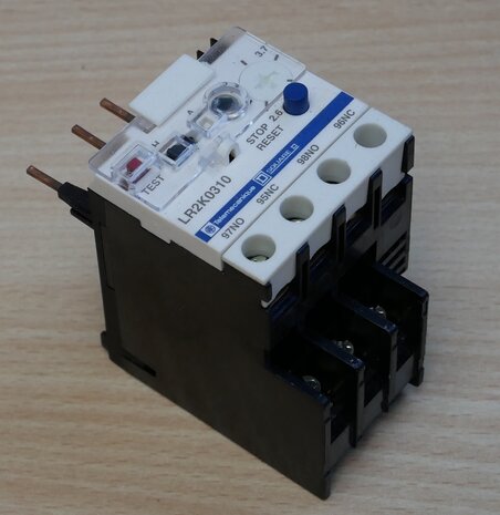 Telemecanique LR2K0310 Motorbescherming relais 1NO+1NC Thermische overbelastingsrelais