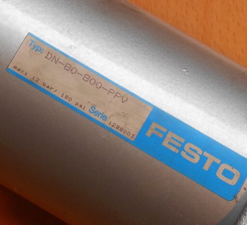 Festo DN-80-800-PPV cilinder 12bar/180 psi