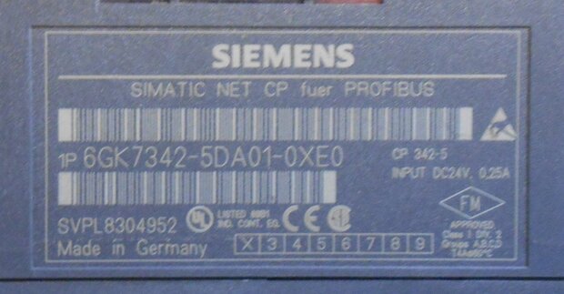 Siemens Simatic NET CP Profibus CP 342-5