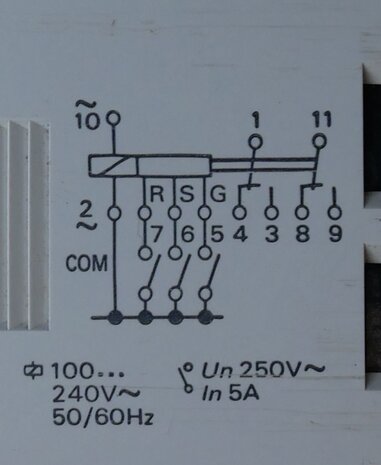 Omron H3CR A tijdrelais 48x48 mm 11pin