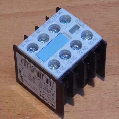 Siemens 3RH1911-1GA04 Hulpcontactblok 4