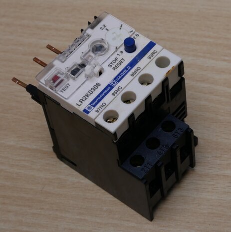 Telemecanique LR2K0308 Motor protection relay 1.8-2.6 A 1NO+1NC