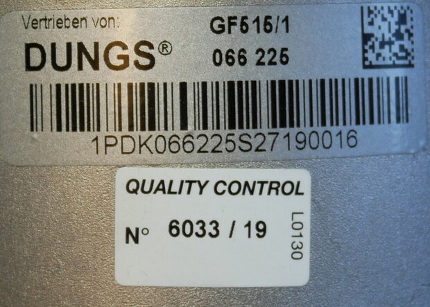 Dungs 066225 Gas filter GF515/1