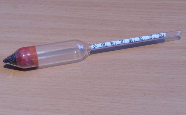 Hydrometer 1000-1060 bij 20 ° C sn. 0471647