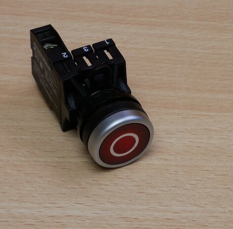Klöckner moeller knop rood met EK01 contact element