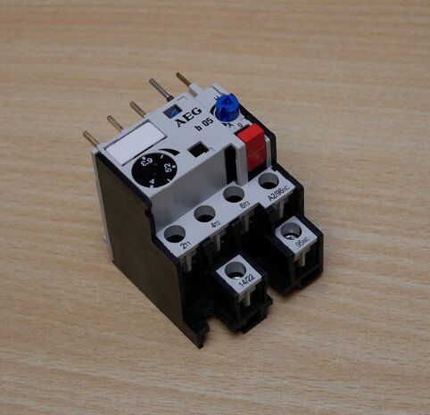 AEG b05 thermal relay setting range 4 - 6.3A, 1NC, 210092