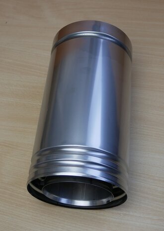 Metaloterm US2510 concentrische buis RVS binnendiameter 100 buitendiameter 150, lengte 250 mm