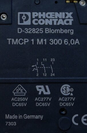 Phoenix Contact TMCP 1 M1 300 6,0A Thermomagnetische beveiligingsschakelaar 915810