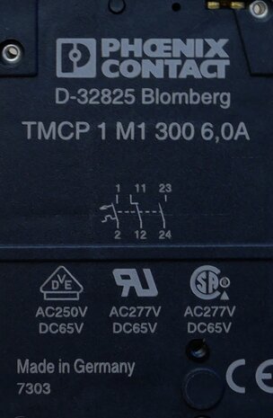 Phoenix Contact TMCP 1 M1 300 6.0A Thermomagnetic Circuit Breaker 915810