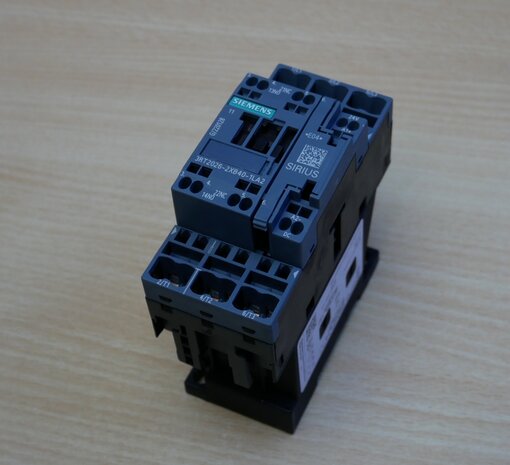 Siemens 3RT20262XB401LA2 magneetschakelaar 3NO 24V DC