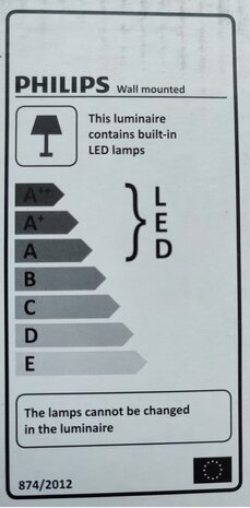 Philips Ledinaire WL055V LED6S/830 PSU EL3 WH armatuur 96774199