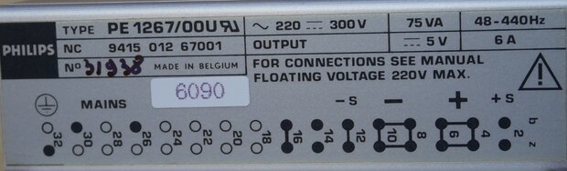 Philips PE 1267/00 U voeding NC 941501267001