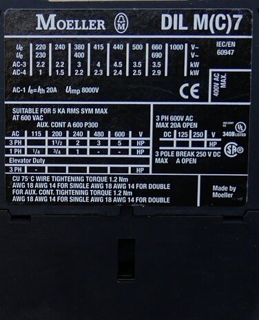 Moeller SDAINLM12 Automatische sterdriehoekschakelaar 5,5kW 230V AC 278286