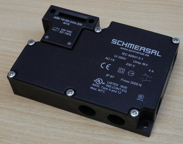 Schmersal AZM 161SK-24RK-M16-230 Veiligheidsvergrendeling M16 230V AC