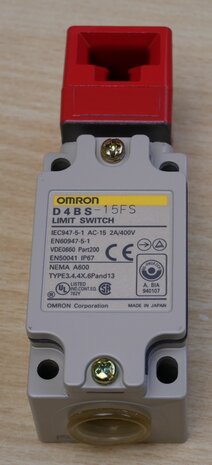 Omron D4BS-15FS Safety door switch, 1NO/1NC, IP67