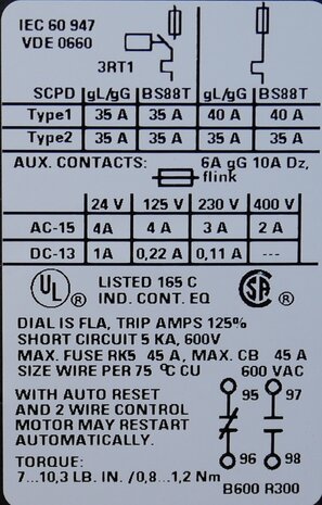 Siemens 3RB1016-1SB0 overbelastingsrelais 3 - 12A, 3RB10161SB0