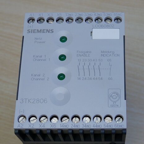 Siemens 3TK2806-0AL2 magneetschakelaar 230V AC 5NO+1NC