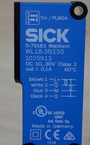 Sick WL18-3N130 Photoelectric sensor 1025913