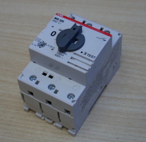 ABB MS325 0.25 Motor protection switch Range 0.16 - 0.25A
