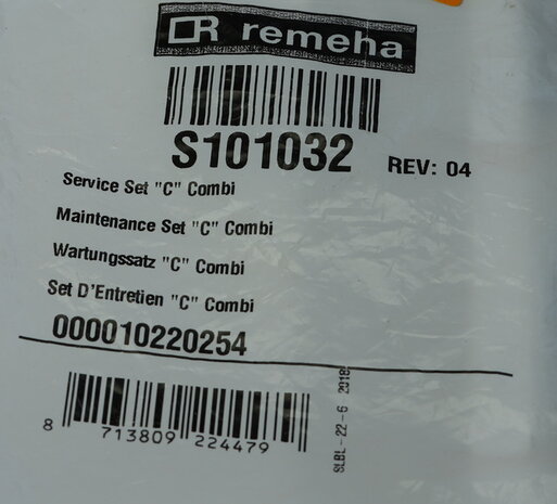 Remeha S101032 Service Set C Combi Calenta 25s