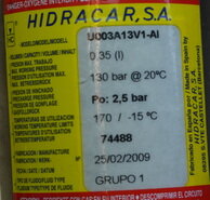 Hidracar U003A13V1-AI Pulsation Damper