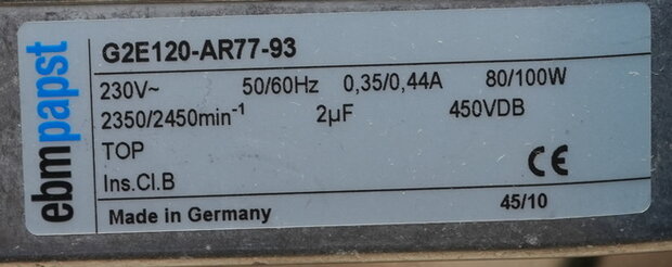AWB A026244.20 fan complete (VR)