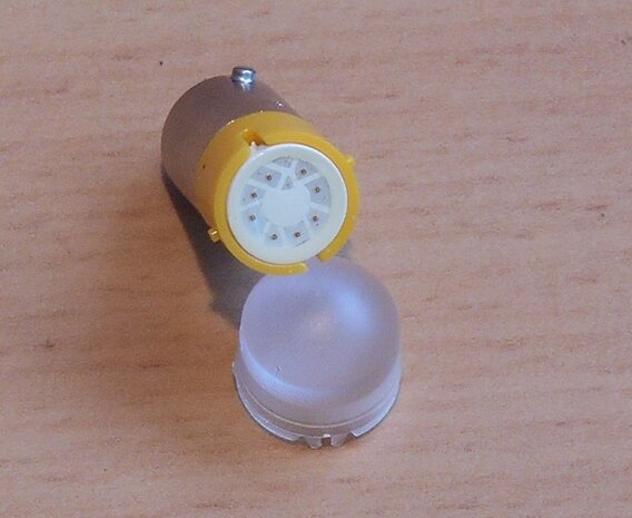LED indicator Lamp Multichip 10 mm 24VDC 8 led-chips