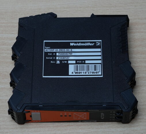 Weidmuller ACT20P-UI-2RCO-DC-S Signaalomvormer 7940045760