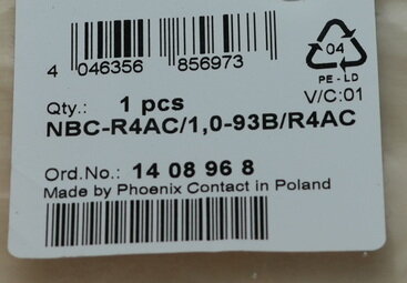 Phoenix Contact NBC-R4AC/1,0-93B/R4AC Patchkabel 1408968