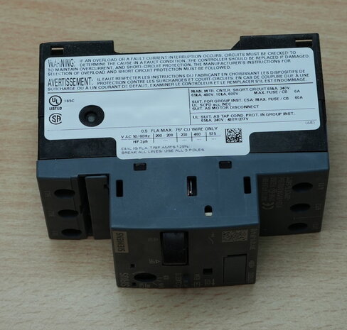 Siemens 3RV1011-0FA10 motorbeveiligingsschakelaar 0.35...0.50A