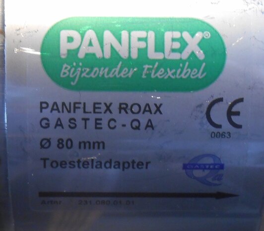Panflex Roax toestel adapter 80mm 2310800101
