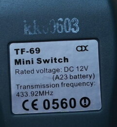 Klemko 870130 schakelaar RGZ-AFB-4/1, TF-69 mini switch 12V DC