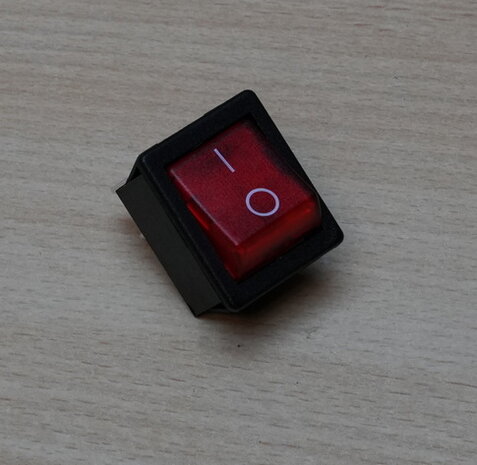 ARCOLECTRIC C1353ATNAN knop rood 16A 250V