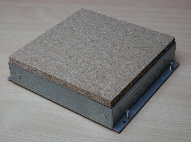 HPL 715.0310 Vloerdoos instort 50mm 4x 230V + 6x DATA evs deksel 15mm