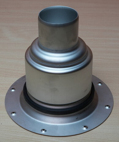 Berg 906.075 afvoerput RVS (304) vloerput OU Ø 75 MM
