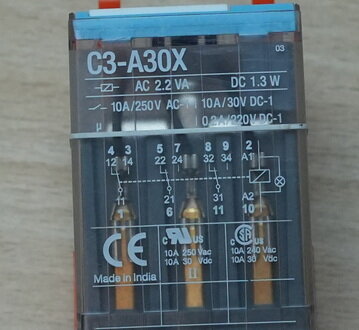 Releco C3-A30X 110V DC insteek relais